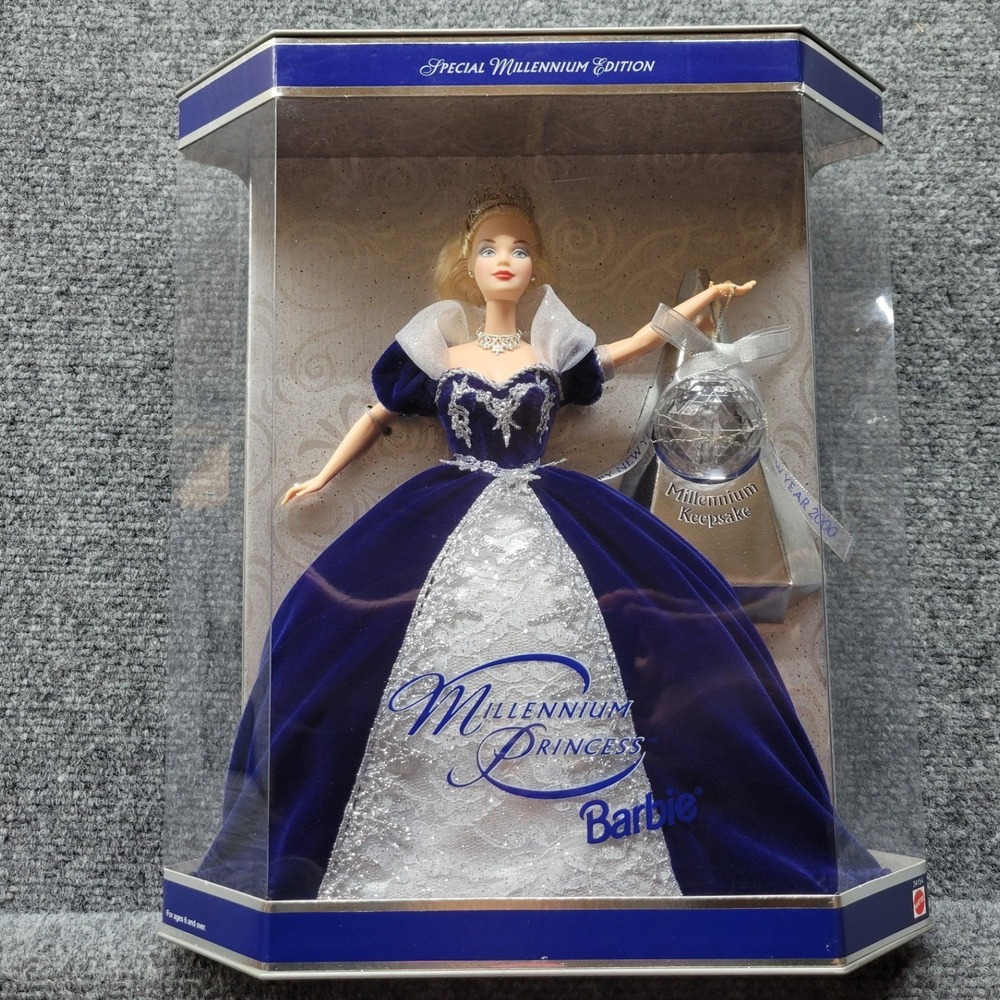Mattel Millennium Princess Barbie Doll Special Edition Blue Velvet 24154 NIB